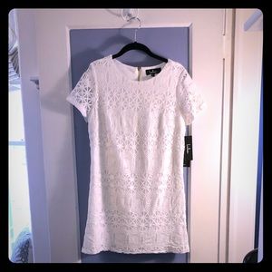 Lulus white mini dress.